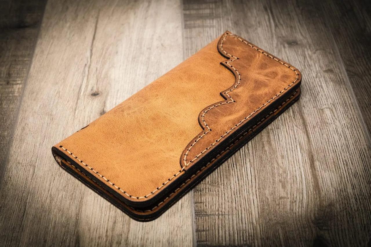 Western Long Wallet – Bull Sheath Leather Western Long Wallet – Bull Sheath Leather