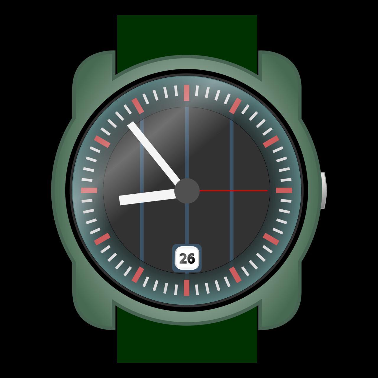 Clipart - Analog wrist-watch