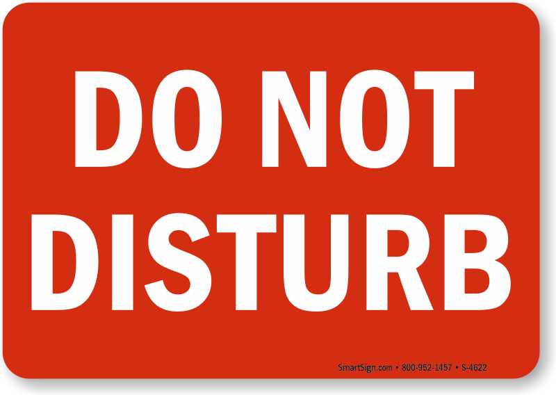 Do Not Disturb Printable Sign Do Not Disturb Printable Sign