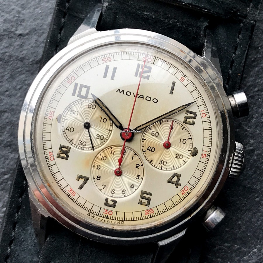 Vintage Movado M95 Chronograph 19038 Radium Lume sold on watchPool24 Vintage Movado M95 Chronograph 19038 Radium Lume sold on watchPool24
