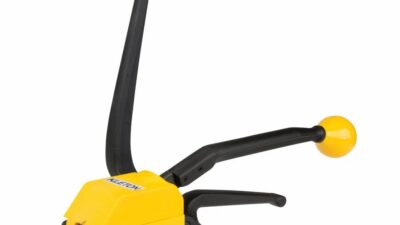 Automatic sealless combo strapping tool for efficiency